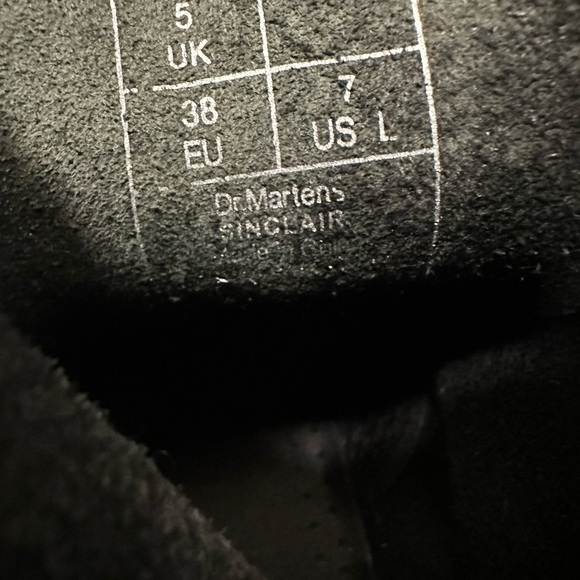 Dr. Martens Sinclair Milled Nappa Leather Platform Boots - Picture 6 of 8